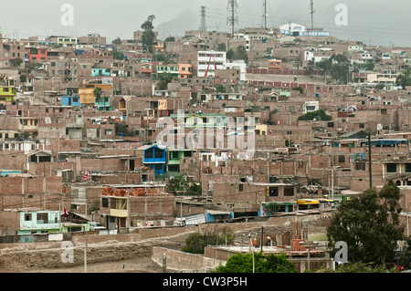 Periferia di Lima - Perù Foto Stock