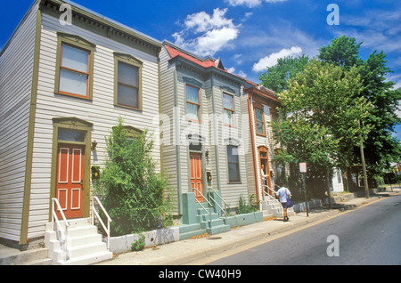 Parker-Gray quartiere storico in Old Town Alexandria, Alessandria, Washington DC Foto Stock