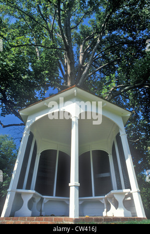 Gazebo per motivi di Winterthur Museum, Giardino & Biblioteca, Winterthur, Delaware Foto Stock