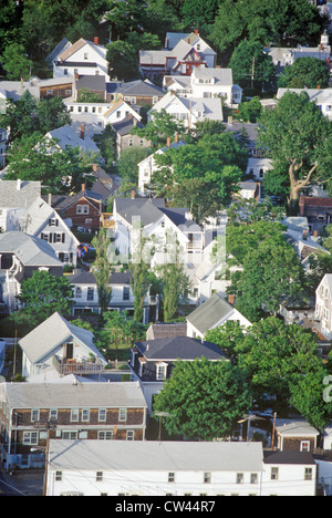 Vista aerea a Provincetown, Massachusetts Foto Stock