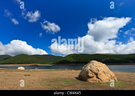 Lago di montagna Foto Stock