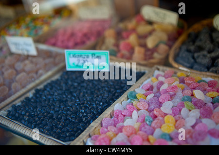 Stallo dolce , Campo de Fiori mercato, Roma Foto Stock