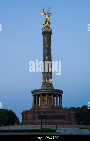 Colonna della Vittoria di Berlino, Germania. Foto Stock
