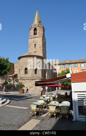 Cathédrale Saint-Léonce di Fréjus, luogo Paolo Fevrier, Fréjus, Côte d'Azur, Var Reparto, Provence-Alpes-Côte d'Azur, in Francia Foto Stock