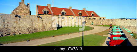 Fort Ticonderoga, Lago Champlain, nello Stato di New York Foto Stock