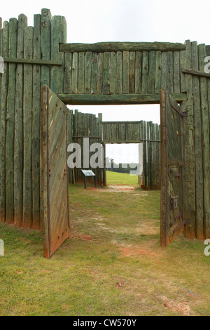 Parco nazionale di Andersonville o Camp Sumter National Historic Site in Georgia sito confederato guerra civile il carcere ed il cimitero Foto Stock