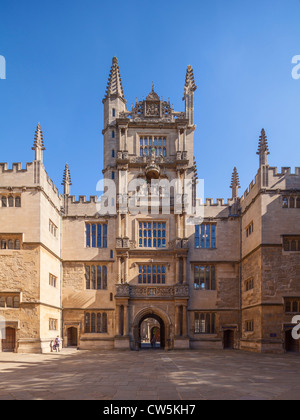Torre di cinque ordini, la Libreria di Bodleian, Oxford Foto Stock