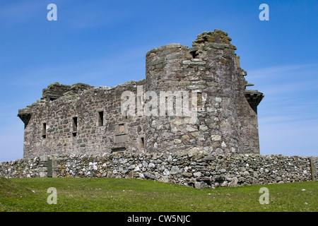 Il castello di Muness su Unist nelle isole Shetland Foto Stock