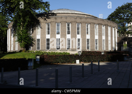 Il McMillan Round sala lettura all'Università di Glasgow Gilmorehill Campus, Scotland, Regno Unito Foto Stock
