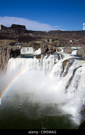 Shoshone Falls è una cascata che si trova sul fiume Snake in Twin Falls County, Idaho, Stati Uniti d'America. Foto Stock