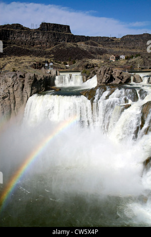 Shoshone Falls è una cascata che si trova sul fiume Snake in Twin Falls County, Idaho, Stati Uniti d'America. Foto Stock