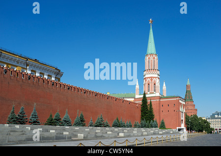 Nikolskaya torre del Cremlino di Mosca Foto Stock