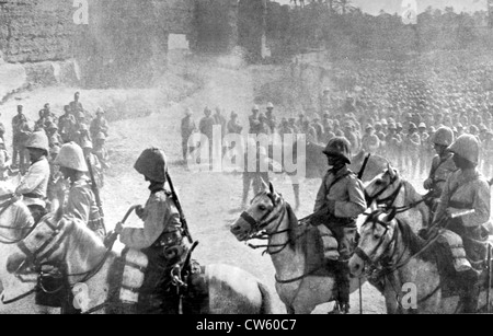 Il francese le operazioni militari in Marocco (1912) Foto Stock