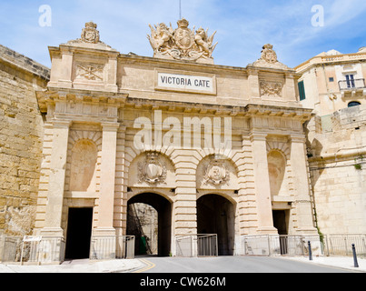 Victoria gate di La Valletta Foto Stock