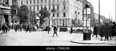 A Varsavia, il Maresciallo Pilsudski il colpo di stato, 1926 Foto Stock