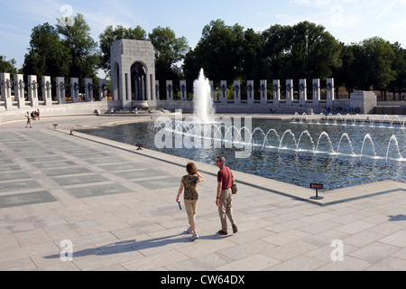 Nazionale di guerra mondiale 2 Memorial, Washington D.C. Foto Stock