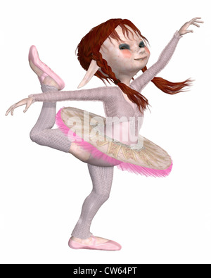 Toon Goblin Ballerina - atteggiamento pongono Foto Stock