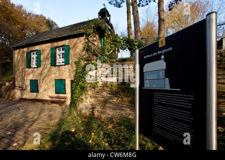 Cappella dei minatori nella Muttental (Mutten valle) in Bommern, in Germania, in Renania settentrionale-Vestfalia, la zona della Ruhr, Witten Foto Stock