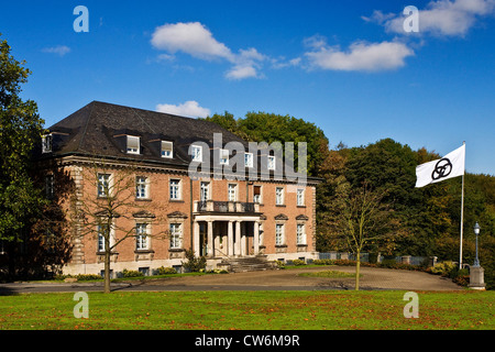 Il domicilio della fondazione Alfred Krupp von Bohlen und Halbach sulla zona di Villa Huegel, in Germania, in Renania settentrionale-Vestfalia, la zona della Ruhr, Essen Foto Stock