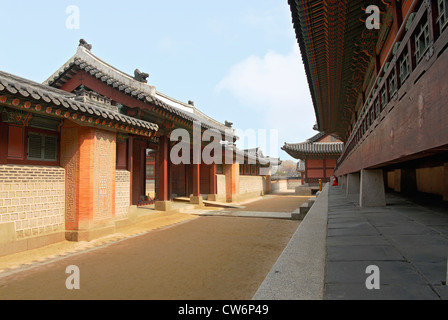 Il Palazzo Gyeongbokgung, in Corea del Sud Seoul Foto Stock