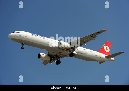 Airbus A321 della Turkish Airlines, Turchia Foto Stock