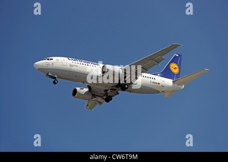 Boeing 737-300 della Lufthansa, Germania Foto Stock