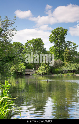 Pittville Park Cheltenham, Inghilterra, Regno Unito Foto Stock