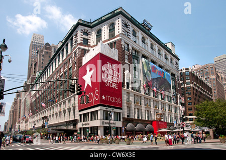 Macy's Herald Square è il grande magazzino più importante di New York City Manhattan Foto Stock