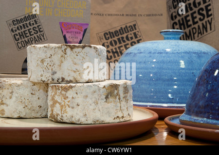 Cheddar Gorge: Cheddar Gorge Cheese Company - degustazione di formaggi Foto Stock