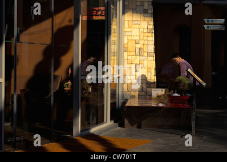 Il ristorante thailandese facciata Foto Stock