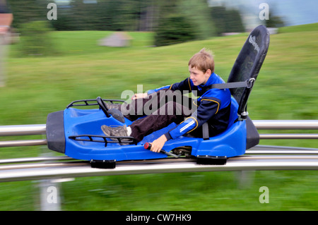 Estate rodeling, in Germania, in Baviera, Allgaeu, Oberstdorf Foto Stock