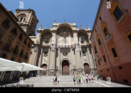 Cattedrale della città di Granada, Andalusia Spagna Foto Stock