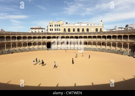 La più antica della corrida spagnola in Ronda, Andalusia Spagna Foto Stock