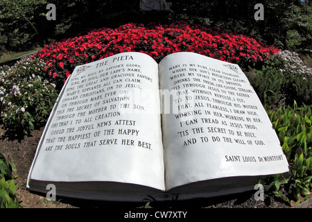 Monumento religioso santuario della Madonna dell'isola Manorville Long Island New York Foto Stock