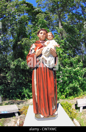 Monumento religioso santuario della Madonna dell'isola Manorville Long Island New York Foto Stock