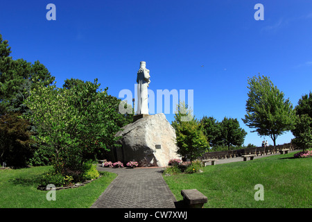 Monumento religioso santuario della Madonna dell'isola Manorville Long Island New York Foto Stock