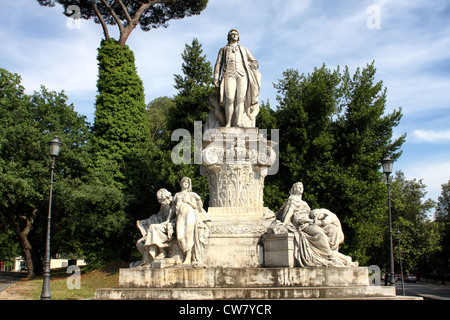 Goethe monumento di Roma Foto Stock