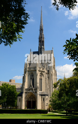 Heinz cappella sul campus della Università di Pittsburgh a Pittsburgh, in Pennsylvania. Foto Stock