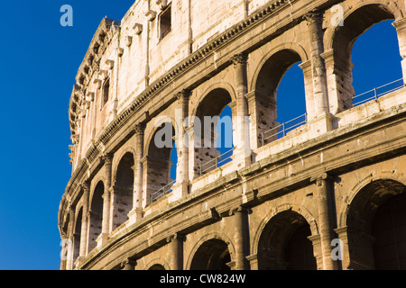 Dettaglio del Colosseo, Roma, Italia Foto Stock