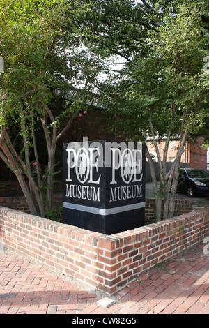 Edgar Allan Poe Museum a Richmond, Virginia, Stati Uniti d'America Foto Stock