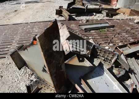 Demolizione del ponte di Huguenot di Richmond, Virginia ,2012 Foto Stock