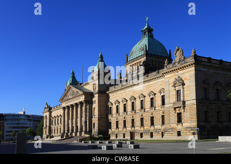 Sede del Tribunale amministrativo federale di Germania (BVerwG): l'ex edificio Reichsgericht di Lipsia, in Germania. Foto Stock