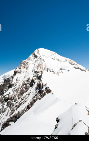 Regione di Jungfrau, Svizzera. EIger da Jungfraujoch. Foto Stock