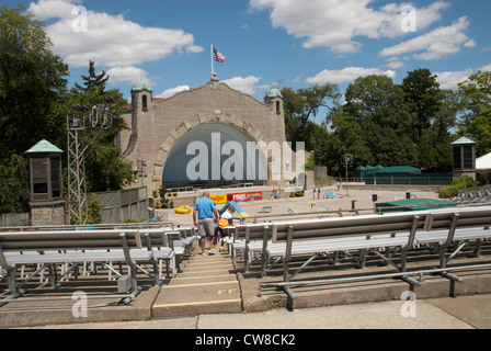 Anfiteatro presso la Toledo Zoo a Toledo, Ohio Foto Stock