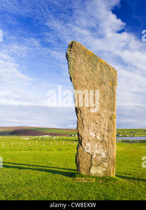 Le pietre di Stenness, isole Orcadi Scozia, Regno Unito. Foto Stock