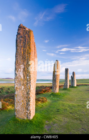 Anello di Brodgar, isole Orcadi Scozia, Regno Unito. Foto Stock