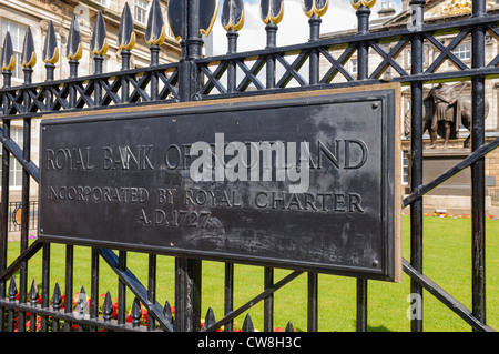 Royal Bank of Scotland sede e sede presso il St Andrews Square, Edimburgo Foto Stock