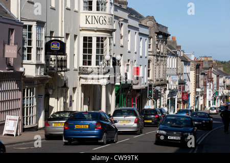 Dorchester: centro città / High East Street Foto Stock