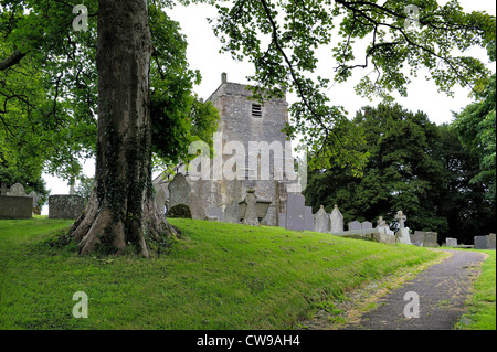 Chiesa parrocchiale di St Mary Tissington derbyshire England Regno Unito Foto Stock