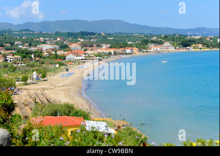 Beach Zante Grecia Mar Ionio isola del Mediterraneo Foto Stock